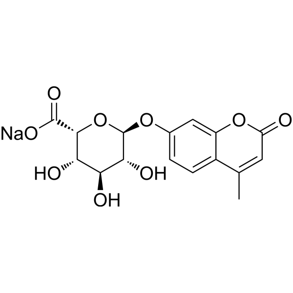 4-Methylumbelliferyl α-L-iduronide sodium Chemical Structure