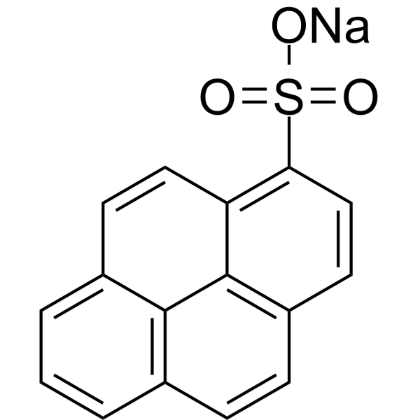 1-Pyrenesulfonic acid sodium Chemical Structure