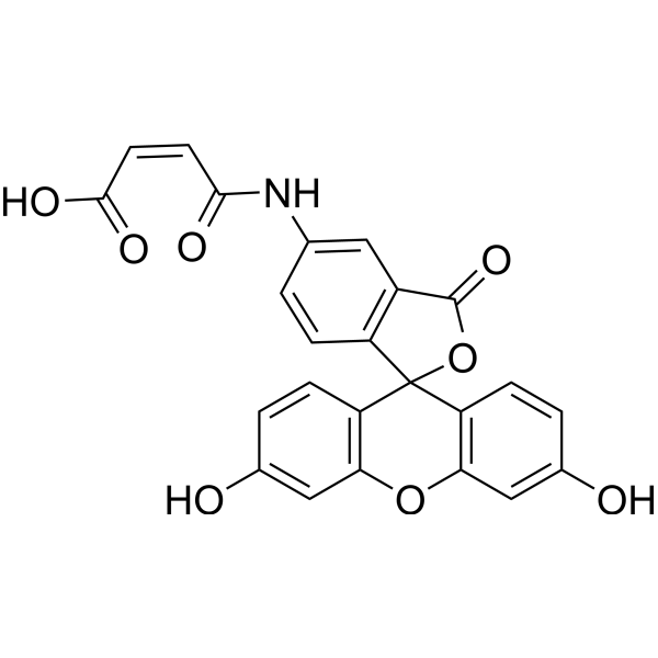 Fluoresceinamine maleic acid monoamide Chemical Structure