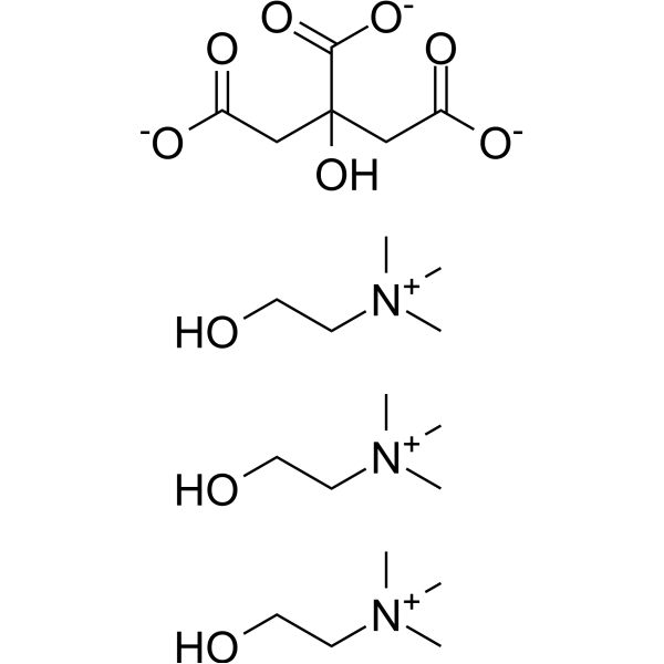 Tricholine citrate Chemical Structure