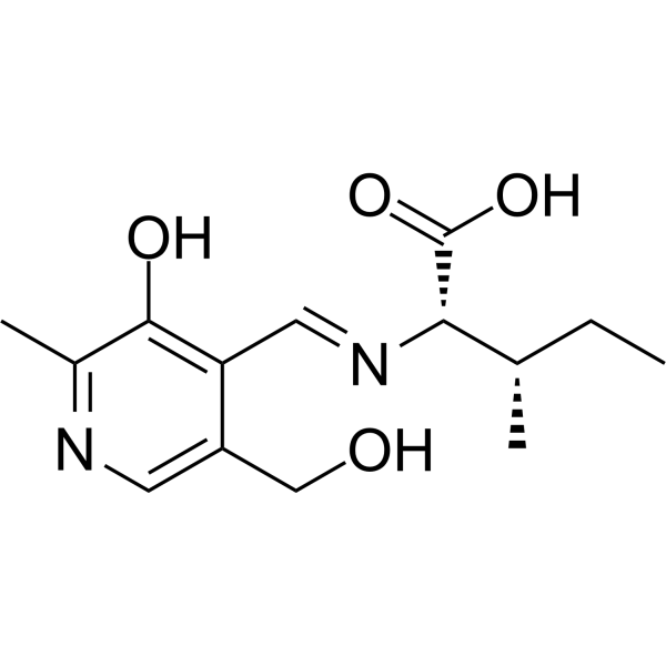 Pyridoxylideneisoleucine Chemical Structure