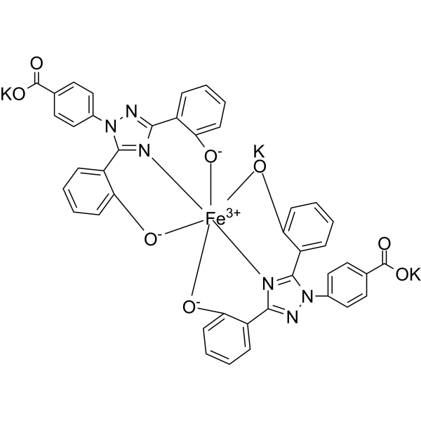 Deferasirox iron complex Chemical Structure