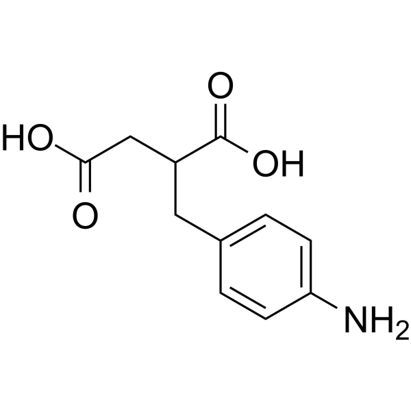 4-Amino-D,L-benzylsuccinic Acid Chemical Structure