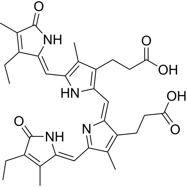 Mesobiliverdin (microbial source) Chemical Structure
