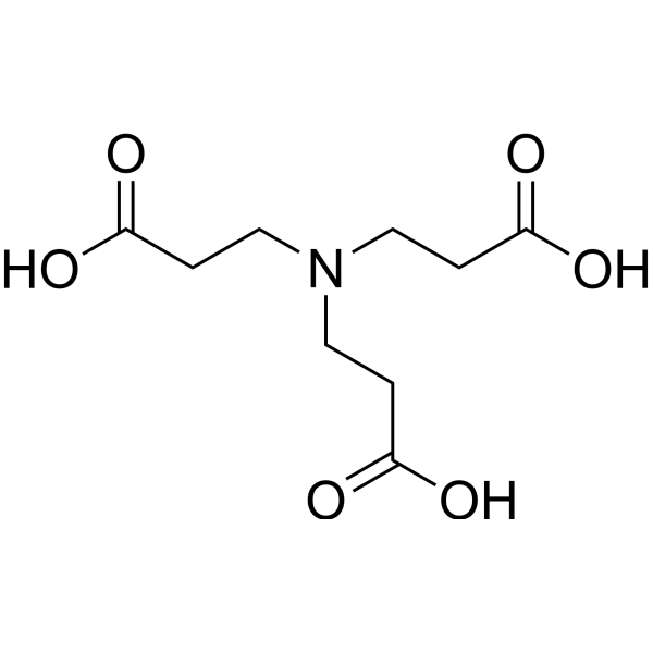 3,3',3''-Nitrilotripropionic Acid Chemical Structure