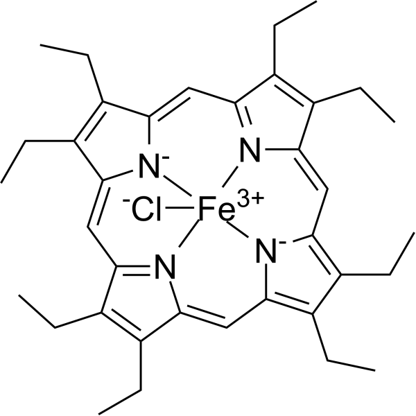 Iron(III) octaethylporphine chloride Chemical Structure
