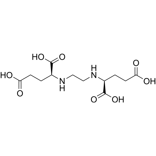 Ethylenediamine-N,N′-diglutaric acid Chemical Structure