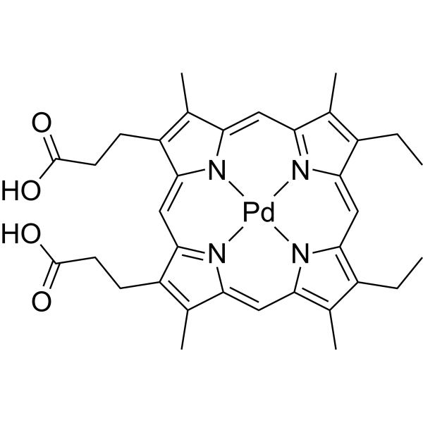 Pd(II) Mesoporphyrin IX Chemical Structure