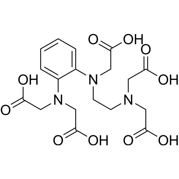 Phenyleneethylenetriamine pentaacetic acid Chemical Structure