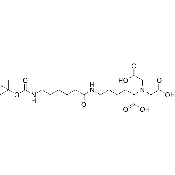 t-Boc-aminocaproicnitrilotriacetic acid Chemical Structure