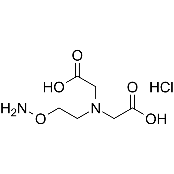 2-Aminooxyethyliminodiacetic acid hydrochloride Chemical Structure