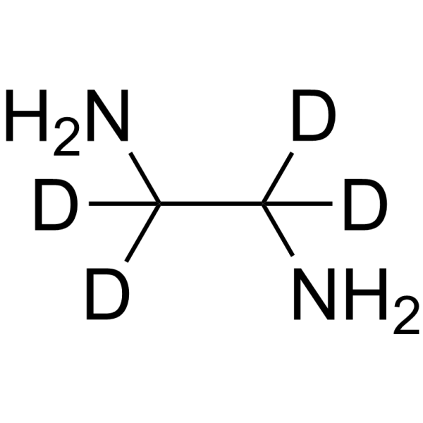Ethylene-d<sub>4</sub>-diamine Chemical Structure