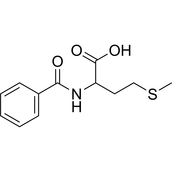 2-Benzamido-4-(methylthio)butanoic acid Chemical Structure