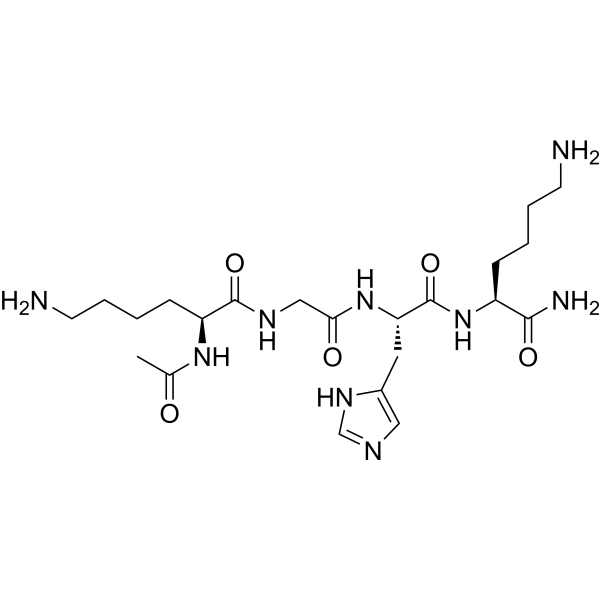 Acetyl tetrapeptide-3 Chemical Structure