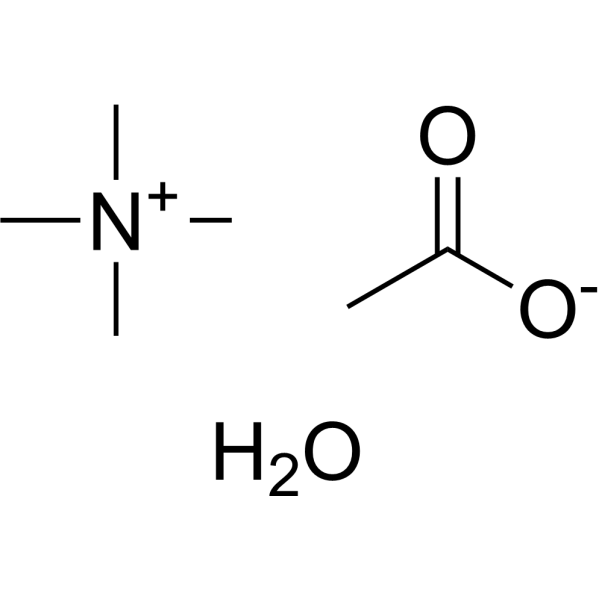 Tetramethylammonium acetate hydrate Chemical Structure