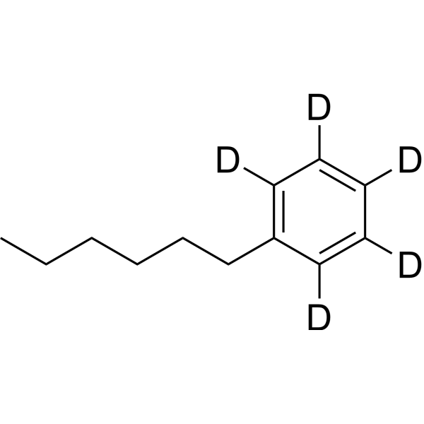 1-Phenylhexane-d<sub>5</sub> Chemical Structure