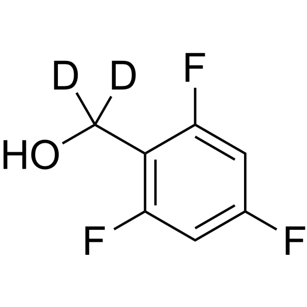 2,4,6-Trifluorbenzyl alcohol-d<sub>2</sub> Chemical Structure