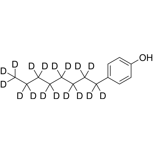 4-Octylphenol-d<sub>17</sub> Chemical Structure