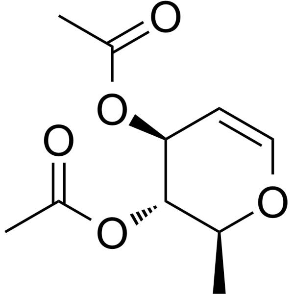 3,4-Di-O-acetyl-L-rhamnal Chemical Structure