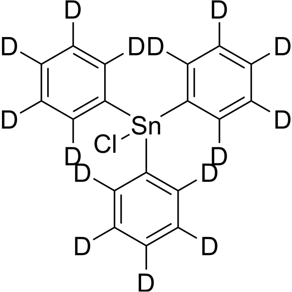 Triphenyltin chloride-d<sub>15</sub> Chemical Structure