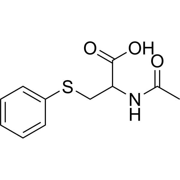 DL-Phenylmercapturic Acid Chemical Structure