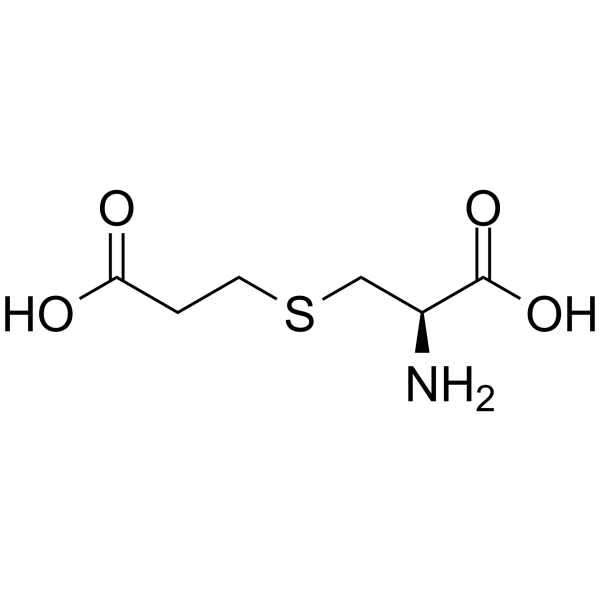 S-(2-Carboxyethyl)-L-cysteine Chemical Structure