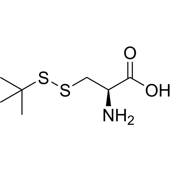 S-tert-Butylmercapto-L-cysteine Chemical Structure