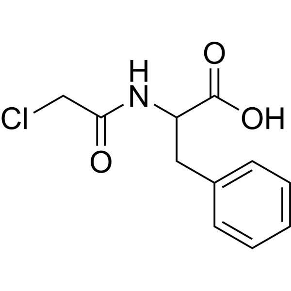 N-Chloroacetyl-DL-phenylalanine Chemical Structure