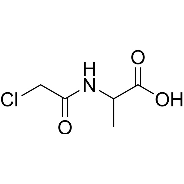 N-Chloroacetyl-DL-alanine Chemical Structure