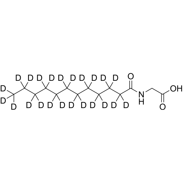N-Dodecanoyl-d<sub>23</sub>-glycine Chemical Structure