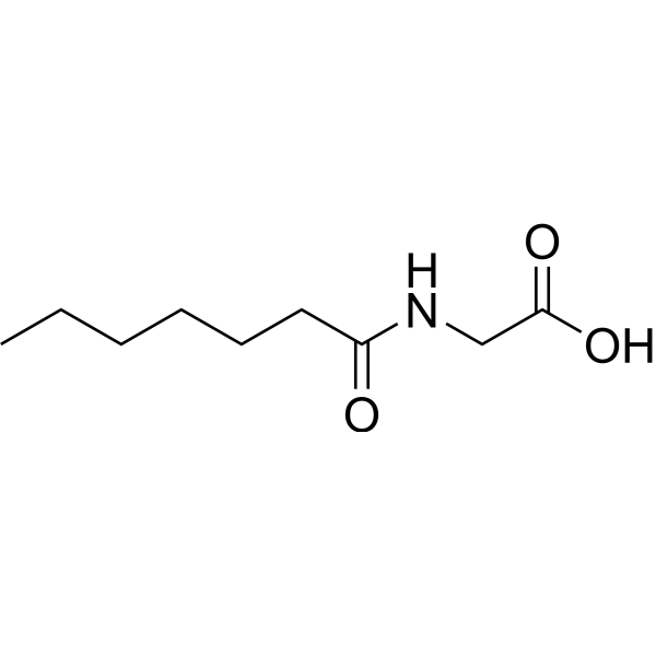 N-Heptanoylglycine Chemical Structure