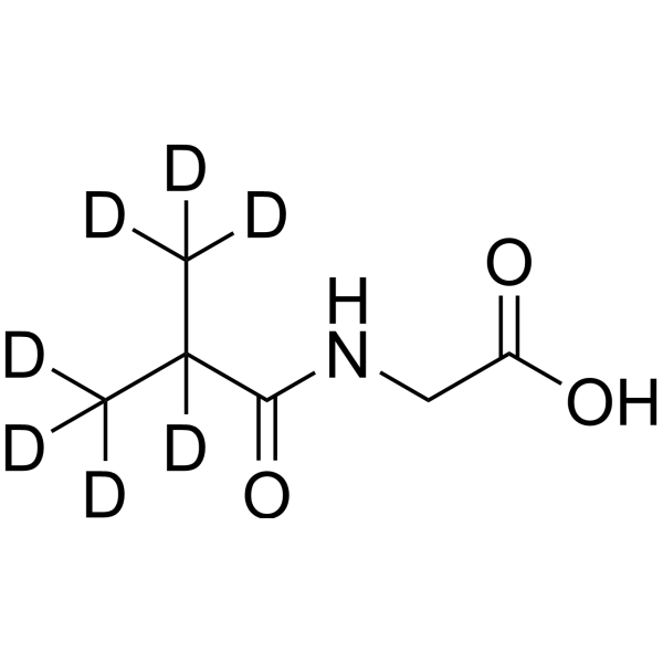 N-Isobutyryl-glycine-d<sub>7</sub> Chemical Structure