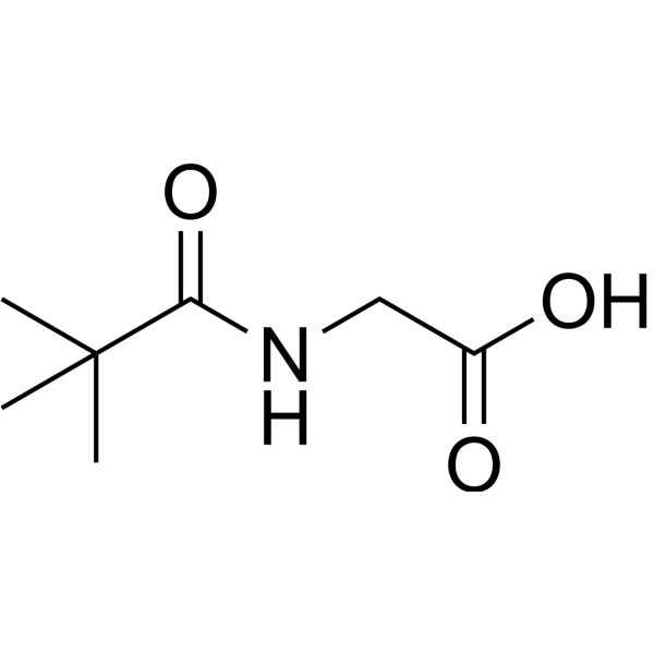 N-Pivaloylglycine Chemical Structure