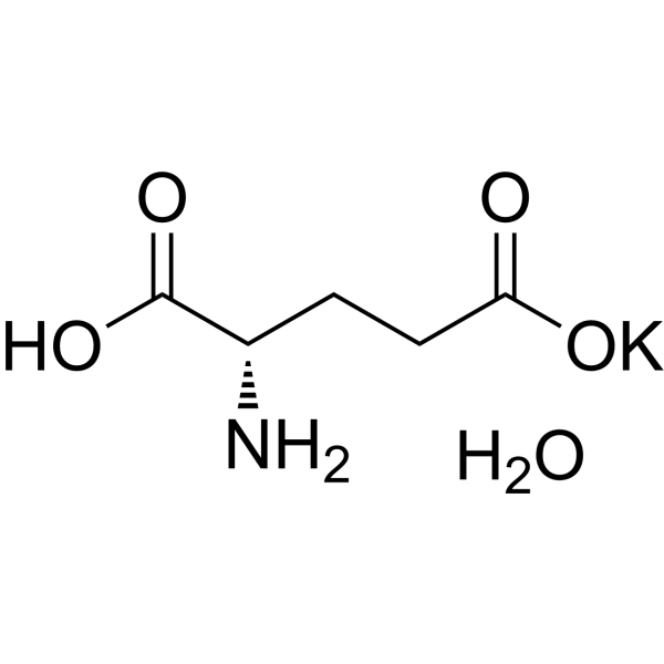 L-Glutamic acid potassium salt monohydrate Chemical Structure