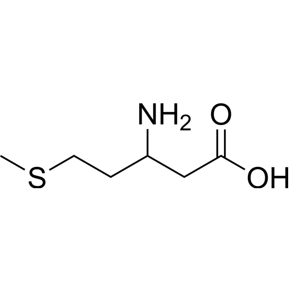 DL-β-Homomethionine Chemical Structure