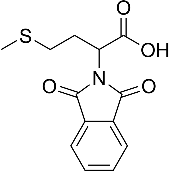 N-Phthaloyl-DL-methionine Chemical Structure