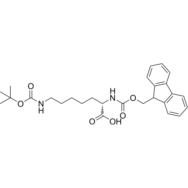 Fmoc-hLys(Boc)-OH Chemical Structure