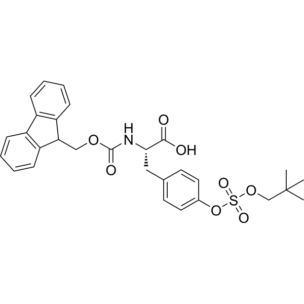 Fmoc-Tyr(SO3nP)-OH Chemical Structure