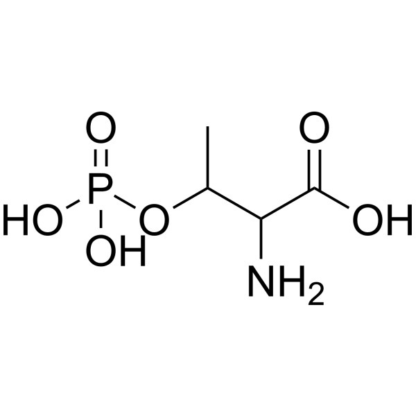 O-Phospho-DL-threonine Chemical Structure