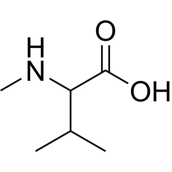 N-Methyl-DL-valine Chemical Structure