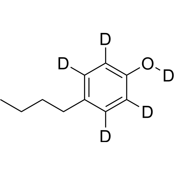 4-Butylphenol-d<sub>5</sub> Chemical Structure