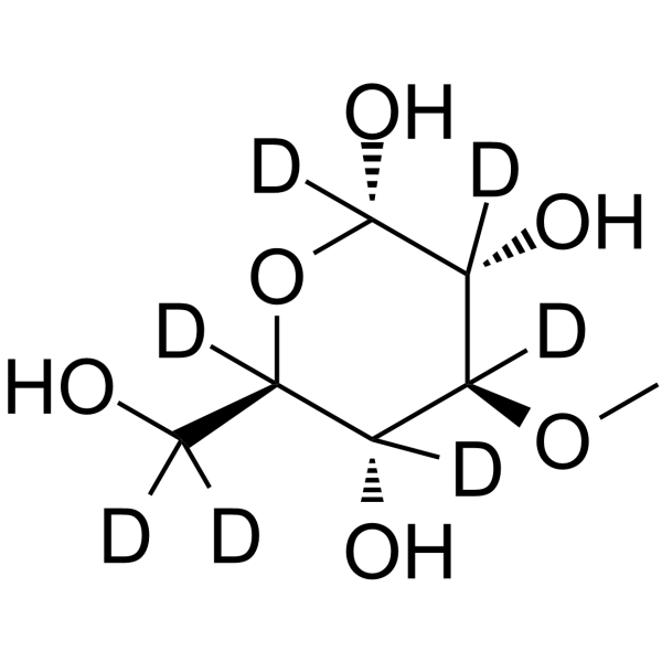 3-O-Methyl-alpha-D-glucopyranose-d7 Chemical Structure
