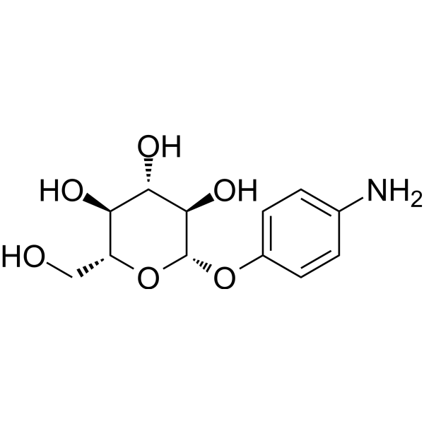 4-Aminophenyl β-D-glucopyranoside Chemical Structure