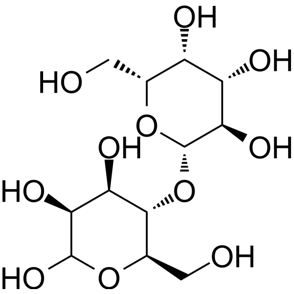 4-O-β-Galactopyranosyl-D-mannopyranose Chemical Structure