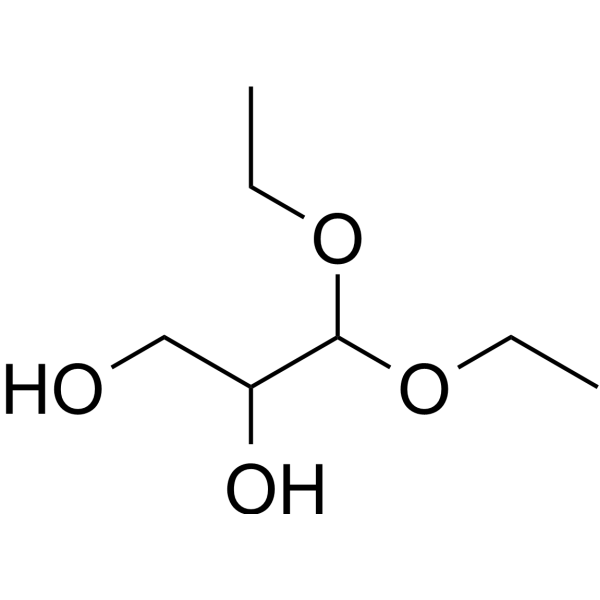 DL-Glyceraldehyde diethyl acetal Chemical Structure