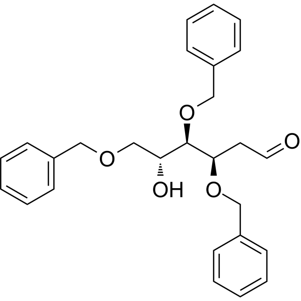 3,4,6-Tri-O-benzyl-2-deoxy-D-glucopyranose Chemical Structure