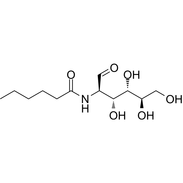 N-Hexanoyl-D-glucosamine Chemical Structure