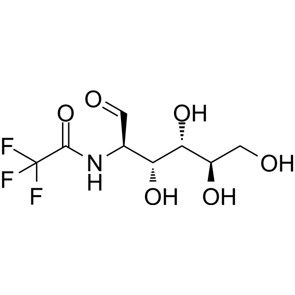 N-Trifluoroacetyl-D-glucosamine Chemical Structure