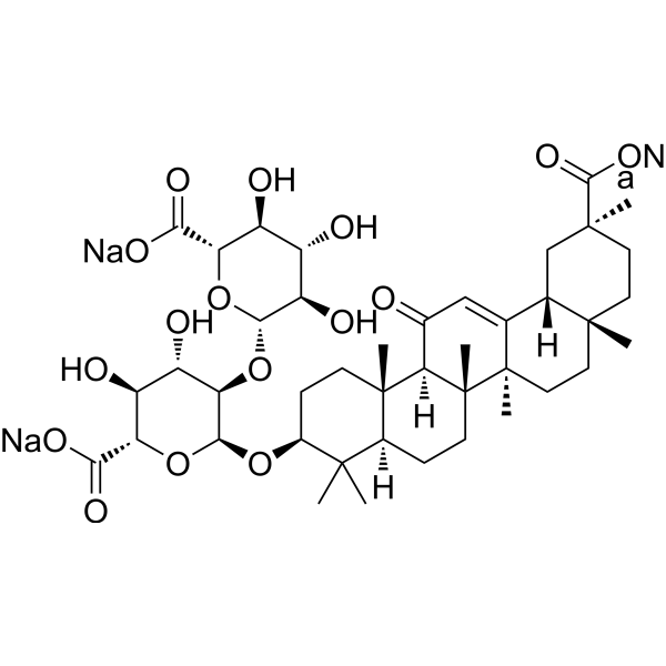 Trisodium Glycyrrhizinate Chemical Structure