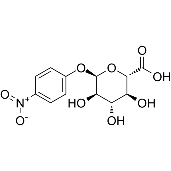 4-Nitrophenyl α-D-Glucuronide Chemical Structure
